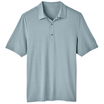 North End Men's Opal Blue Jaq Snap-Up Stretch Performance Polo