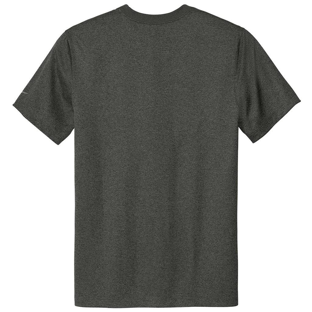 Nike Men's Dark Smoke Heather Swoosh Sleeve rLegend Tee