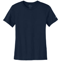 Nike Women's College Navy Swoosh Sleeve rLegend Tee