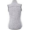 Elevate Women's Light Heather Grey Fontaine Knit Vest