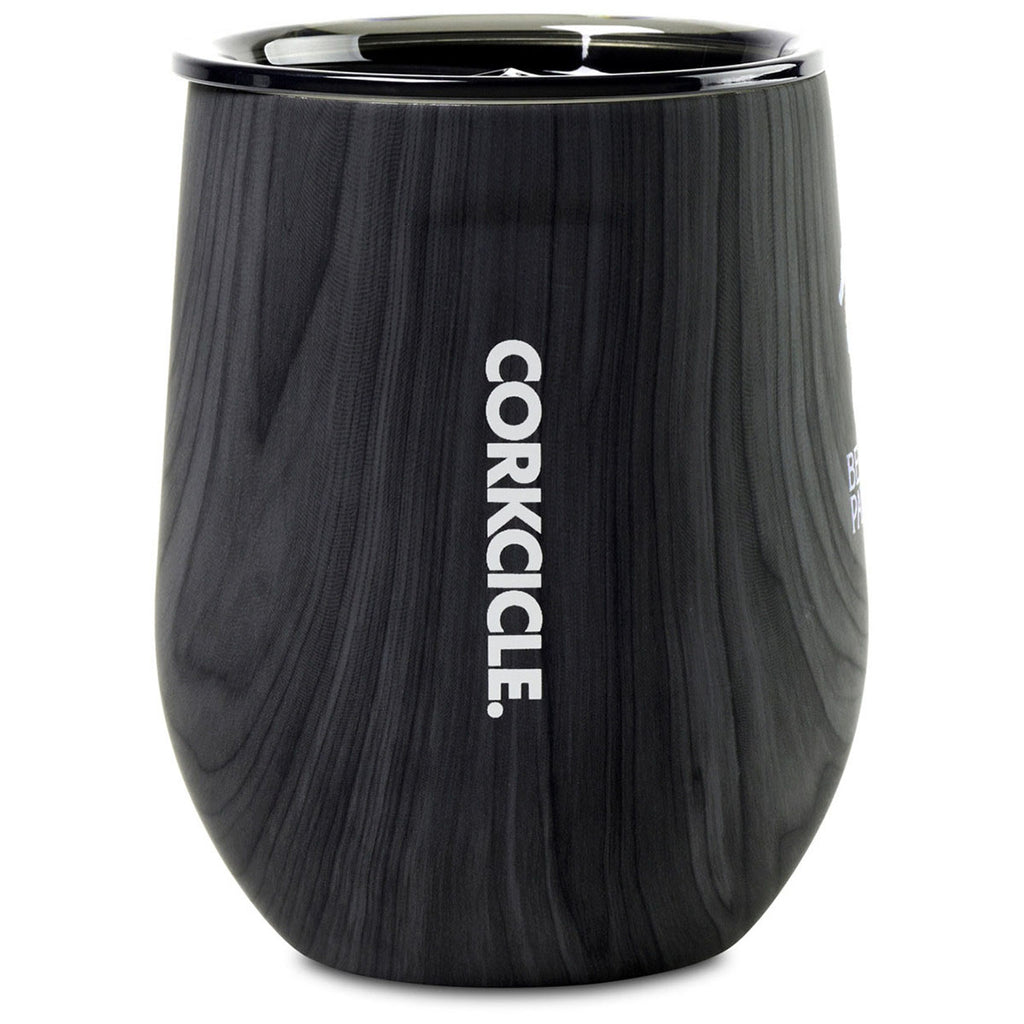 CORKCICLE Burnt Wood Stemless Wine Cup - 12 Oz.