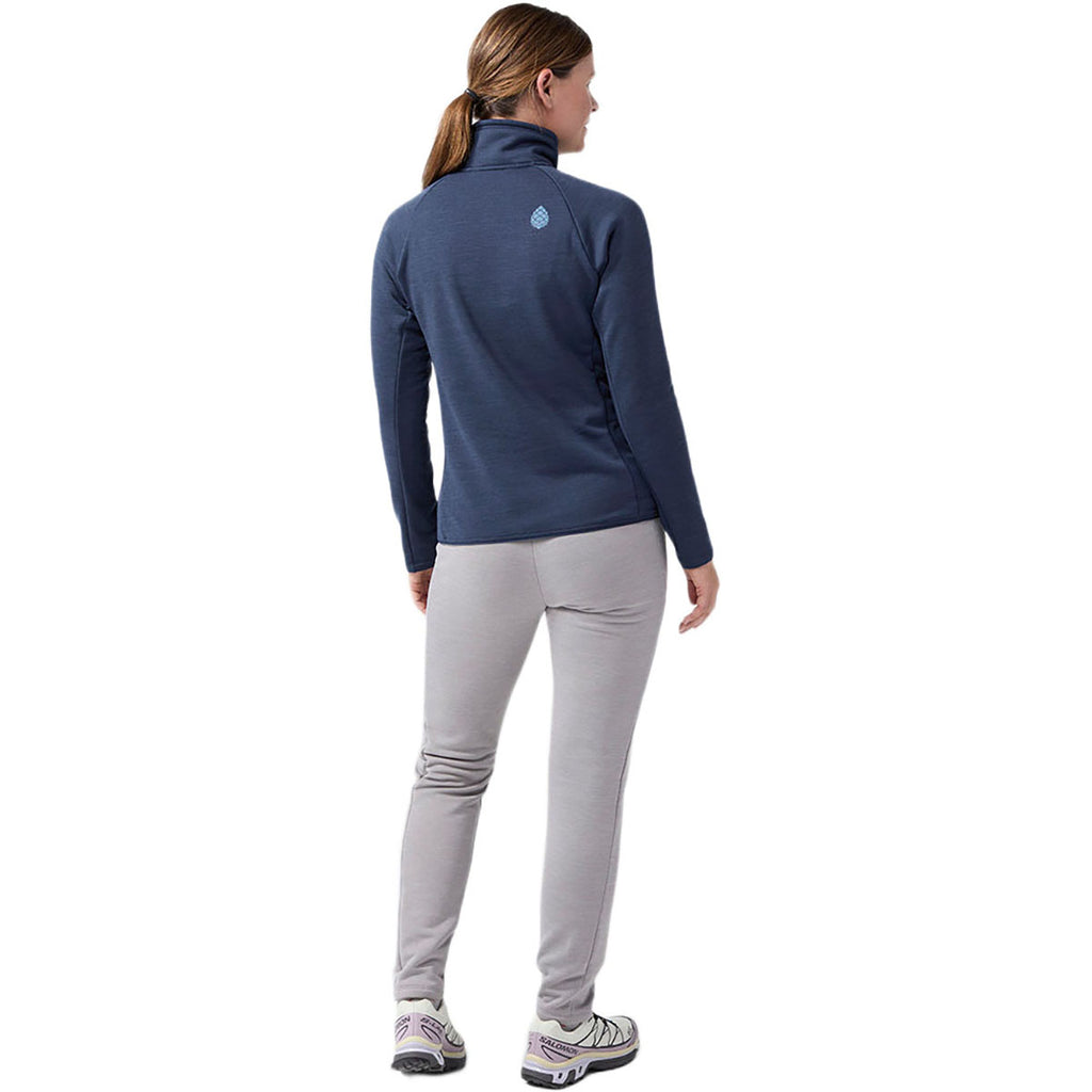 Stio Women's Mountain Shadow Heather Glide Power Stretch Half Zip