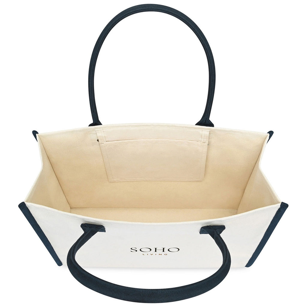Gemline Navy Grande Market Street Tote