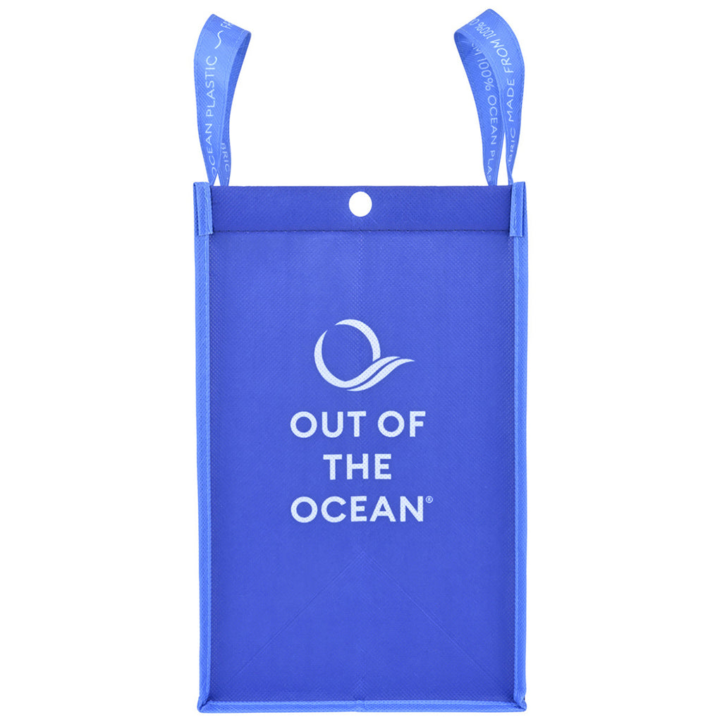 Out of the Ocean Navy Reusable Lunch Shopper with Click N' Stay