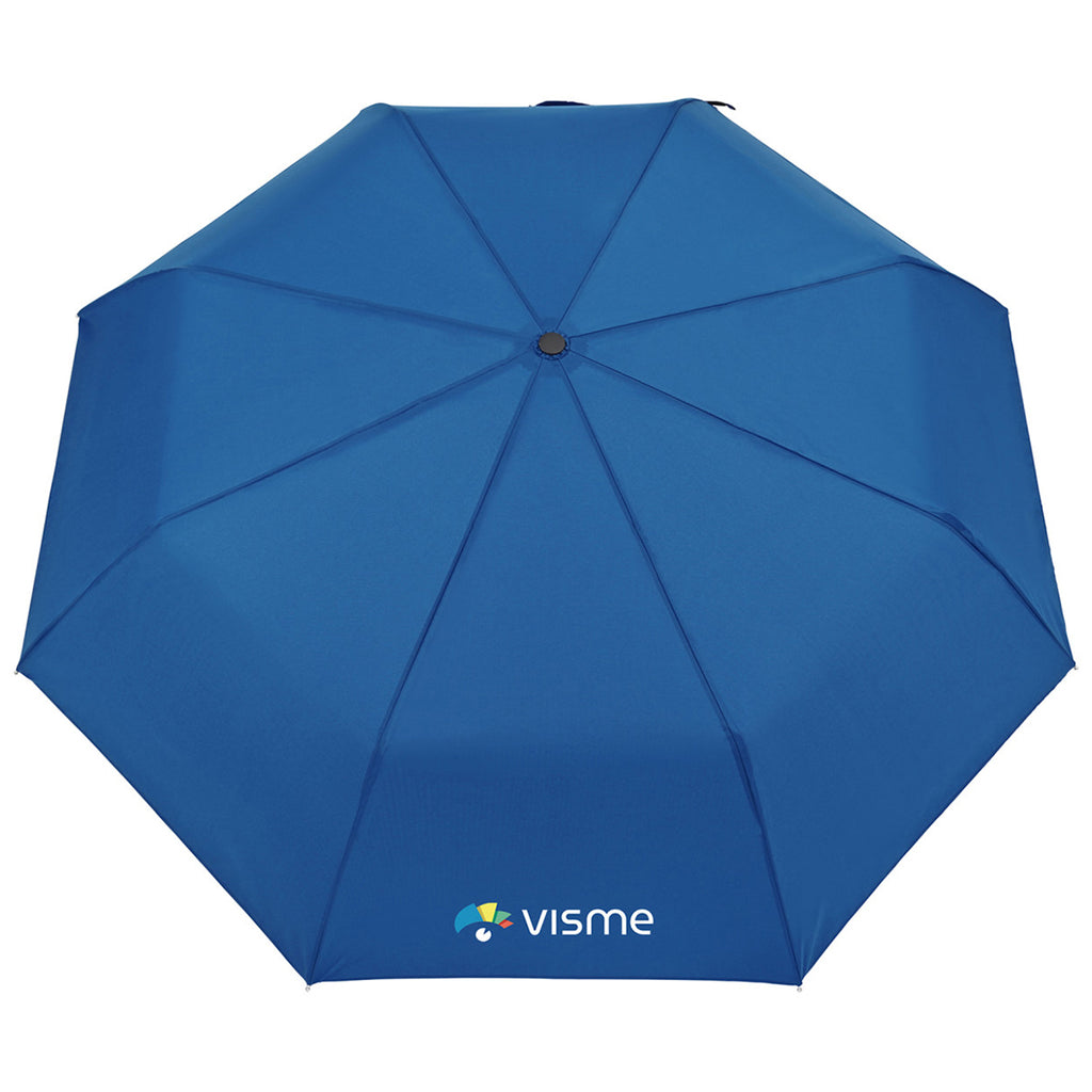 Elements Royal Blue 43" Recycled Manual Folding Umbrella