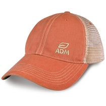 Merrimack Hat Co. Orange/Tan Austin Vintage Trucker