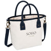 Gemline Navy Mini Market Street Crossbody Tote