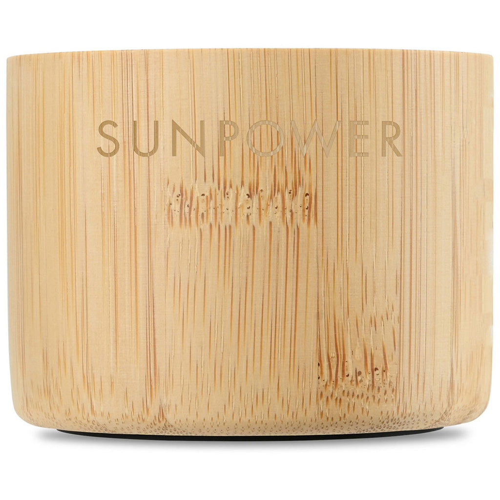 Gemline Bamboo Reed Circle Bamboo Wireless Speaker