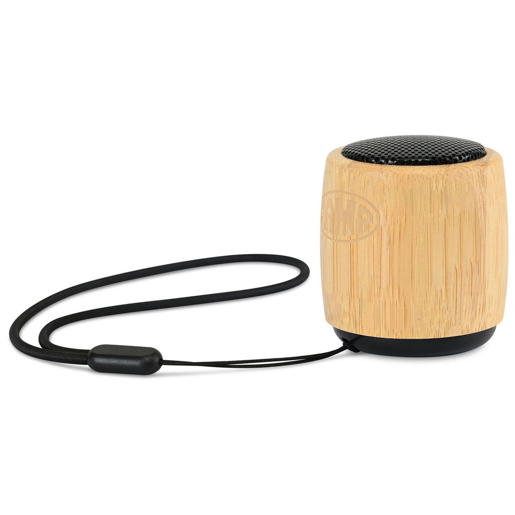 Gemline Bamboo Reed Mini Circle Wireless Speaker