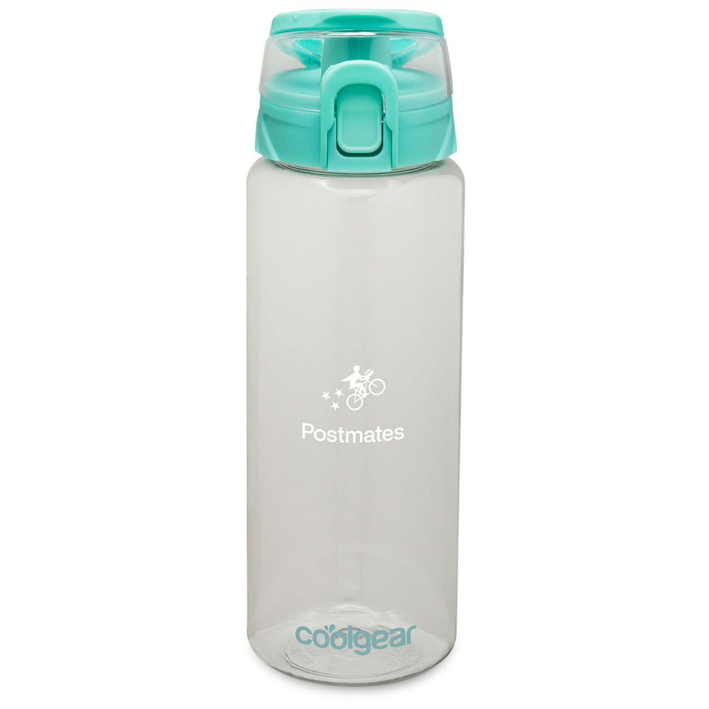 Cool Gear Green Tea Cylinder Bottle with Halo Lid - 32 Oz.