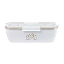 RIGWA White Travel Bento Box 9x6