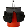 Heritage Supply Pro Dark Grey Recycled rPET 18-inch 5-Gallon Bucket Tool Organizer
