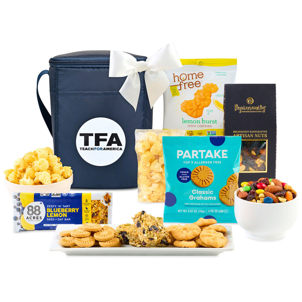 Gourmet Expressions Navy Arlo Good Vibes & Goodies Cooler