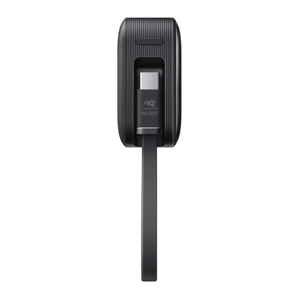 Anker Black Nano Power Bank (30W, Built-In USB-C Cable)
