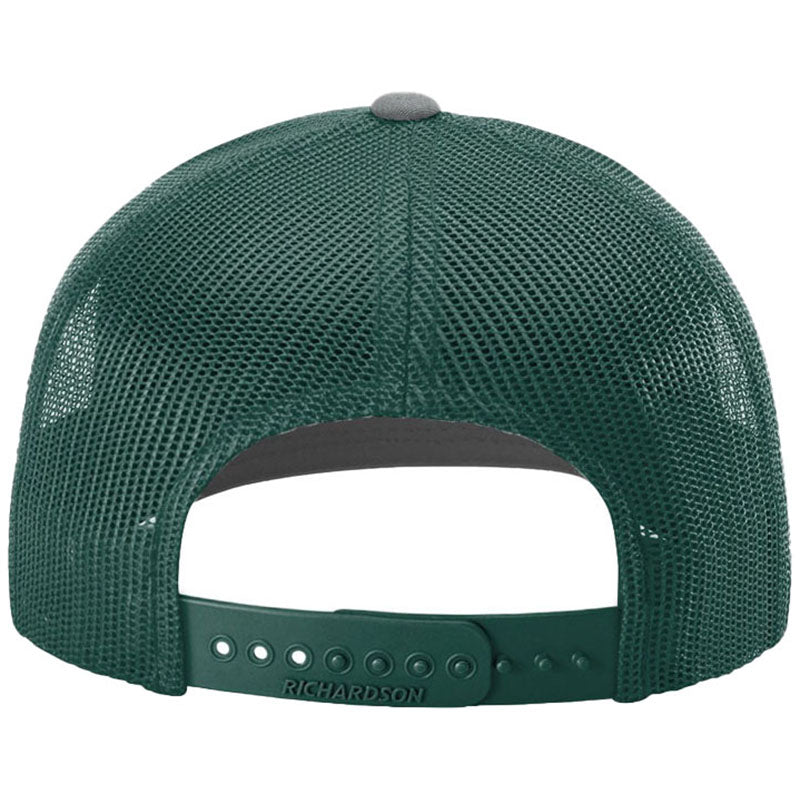 Richardson Heather Grey/Dark Green Trucker Cap