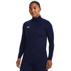 Under Armour Women's Midnight Navy Team Tech 1/2 Zip