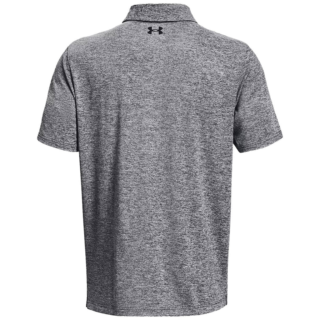 3 Day Under Armour Men's Black/White Light Heather Playoff 3.0 Polo