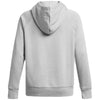 Under Armour Women's Mod Grey/White Rival Fleece Hoodie