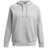 Under Armour Women's Mod Grey/White Rival Fleece Hoodie