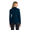 Nike Women's Navy Dri-FIT Micro Pique 2.0 Long Sleeve Polo