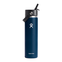 Hydro Flask Indigo Wide Mouth 24oz Bottle with Flex Straw Cap