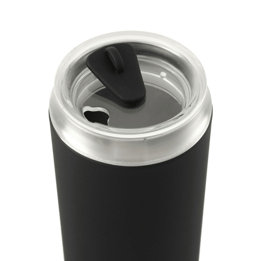 Leed's Black Marka Copper Vac Tumbler w/ SS Straw 20 oz