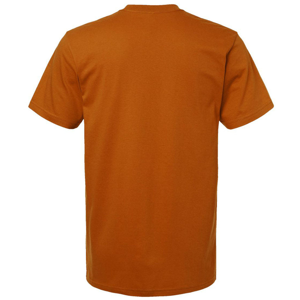 American Apparel Unisex Rust Fine Jersey Short-Sleeve T-Shirt