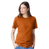 American Apparel Unisex Rust Fine Jersey Short-Sleeve T-Shirt