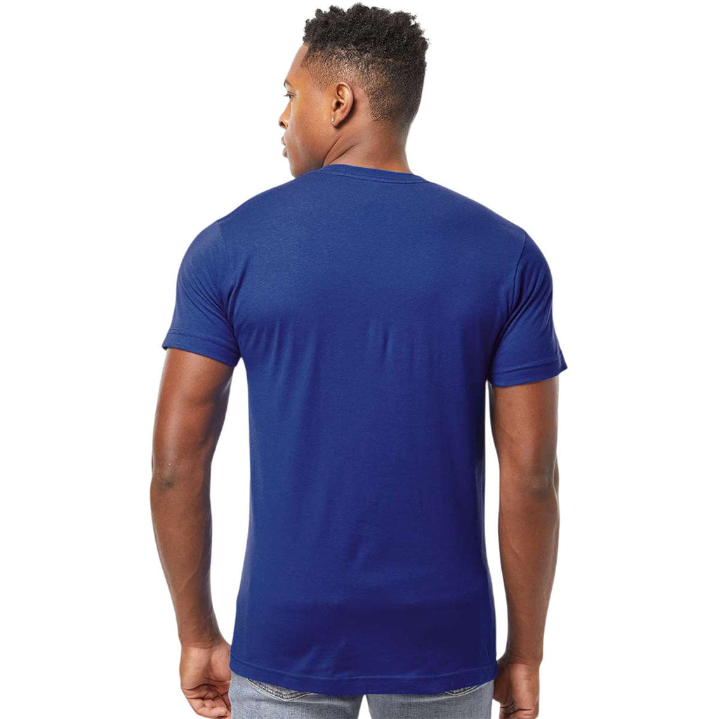 Tultex Unisex Deep Blue Fine Jersey T-Shirt