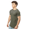 Tultex Unisex Heather Military Green Fine Jersey T-Shirt