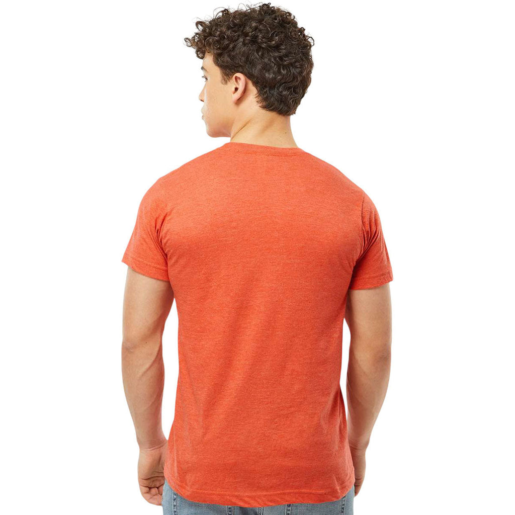 Tultex Unisex Heather Orange Fine Jersey T-Shirt