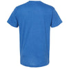 Tultex Unisex Heather Turquoise Fine Jersey T-Shirt