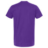 Tultex Unisex Purple Fine Jersey T-Shirt