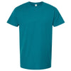 Tultex Unisex Teal Fine Jersey T-Shirt