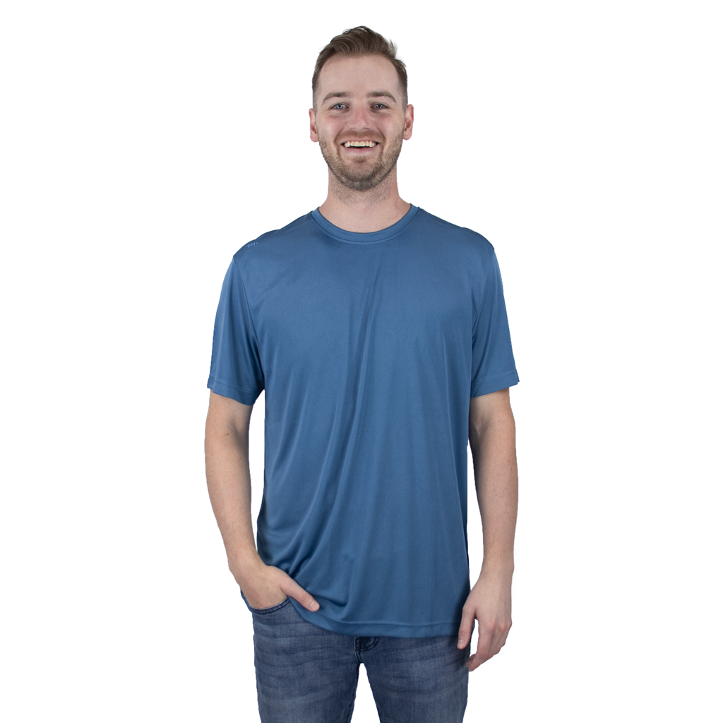 Zusa 3 Day Men's Niagara Blue Breezy Tee 2.0