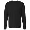 Tultex Unisex Black Fine Jersey Long Sleeve T-Shirt