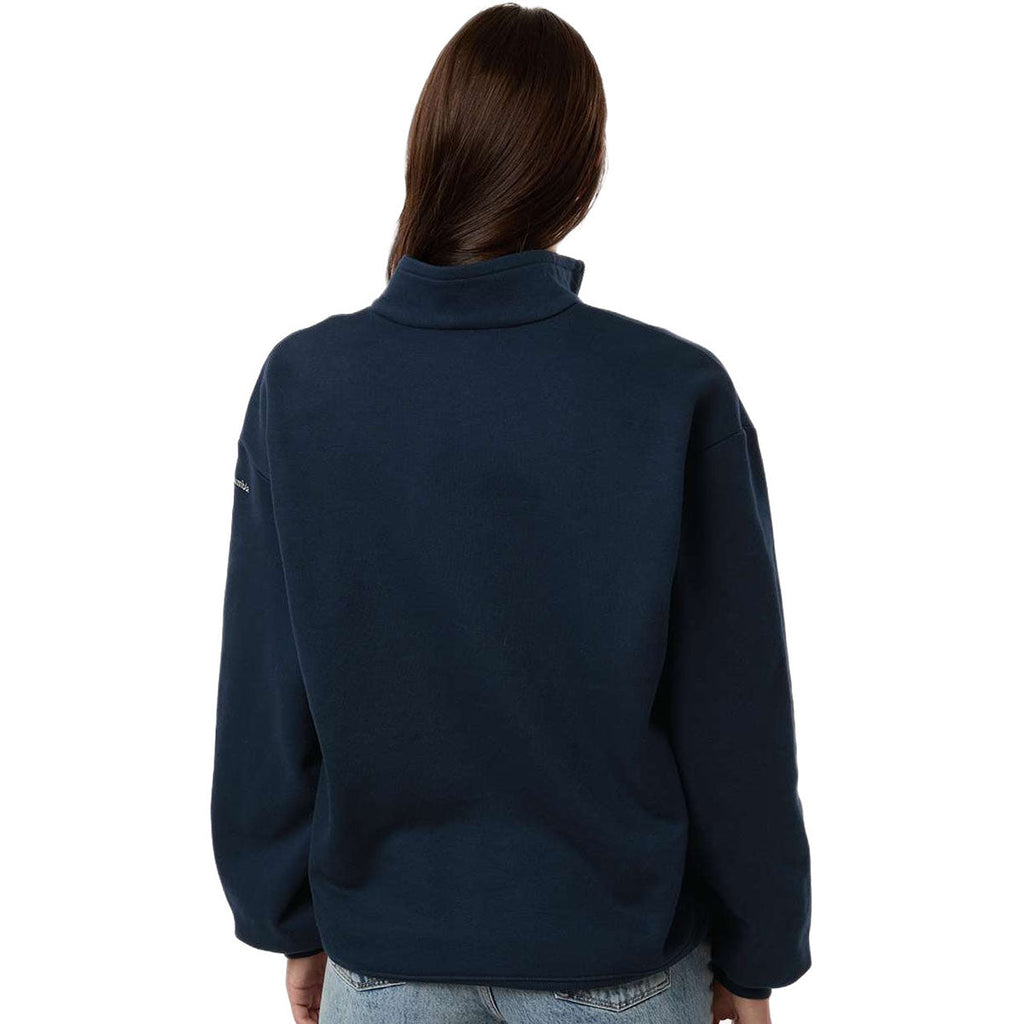 Columbia Women's Collegiate Navy Aldermore Half-Zip Pullover