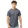 Tultex Unisex Heather Navy Poly-Rich T-Shirt