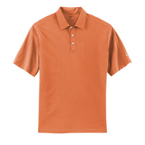 Nike Men's Orange Tech Sport Dri-FIT Short Sleeve Polo