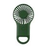 Hit Dark Green Rechargeable Handheld Fan With Carabiner 2.0