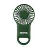 Hit Dark Green Rechargeable Handheld Fan With Carabiner 2.0