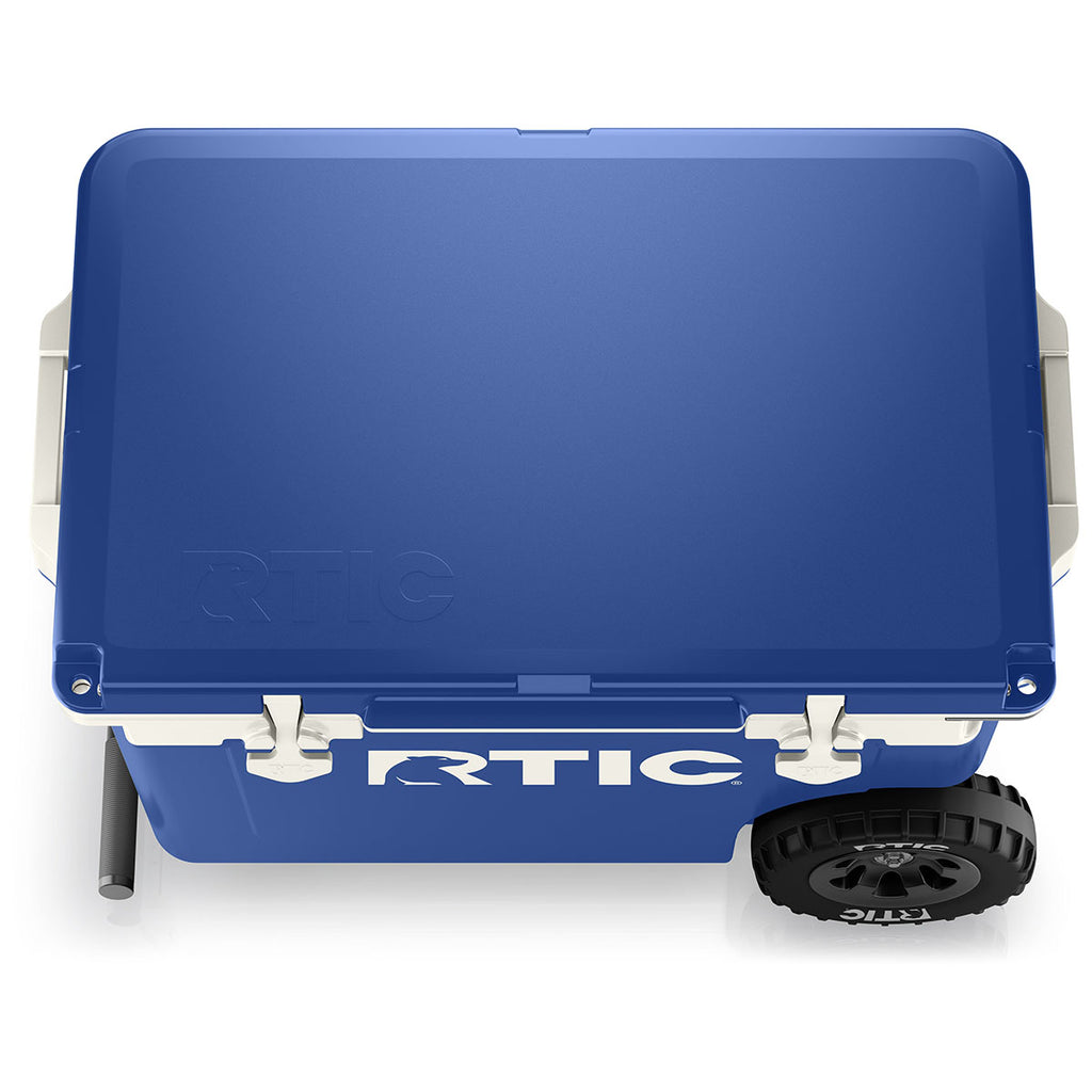 RTIC Cobalt & White 52 QT Ultra-Light Wheeled Cooler