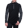 KUHL Men's Black/Steel Revel Quarter Zip