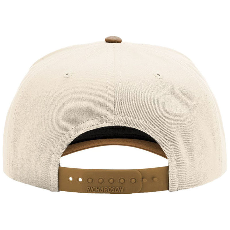 Richardson Cream/Cream/Caramel Full Fabric 5-Panel Champ