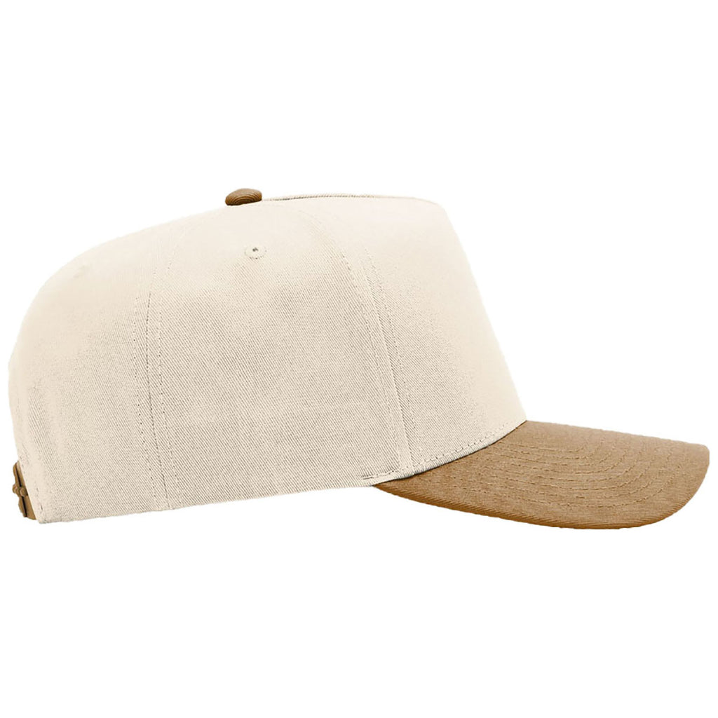 Richardson Cream/Cream/Caramel Full Fabric 5-Panel Champ