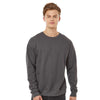 Tultex Unisex Heather Charcoal Fleece Crewneck Sweatshirt