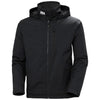 Helly Hansen Men's Black Crew Hooded Midlayer Jacket 2.0