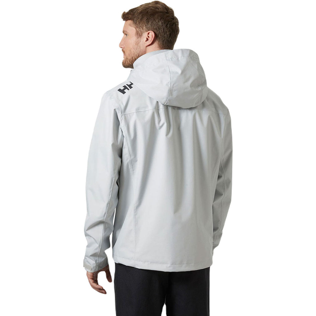 Helly Hansen Men's Grey Fog Crew Hooded Jacket 2.0