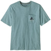 Patagonia Men's Blue Sage Chouinard Crest Pocket Responsibili-Tee