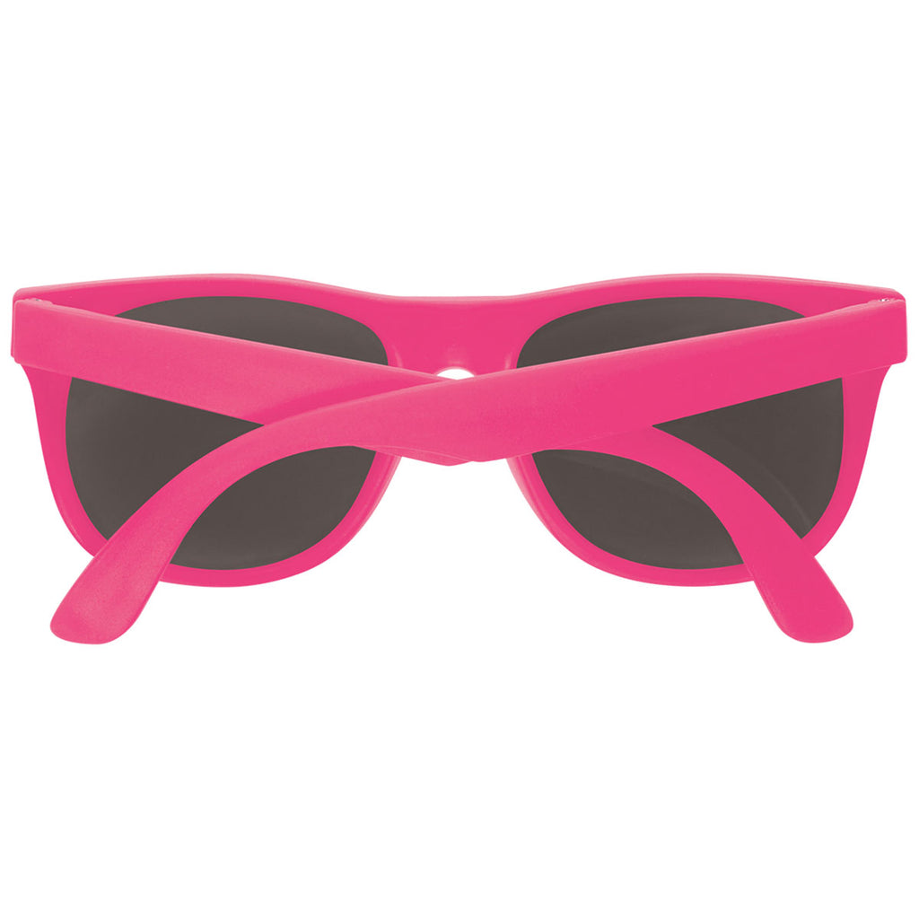 Hit Pink/Pink Rubberized Sunglasses